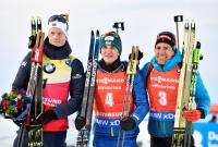 Украинец Пидручный выиграл золото чемпионата мира по биатлону