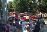 В Днепре на территории избирательного участка произошел пожар