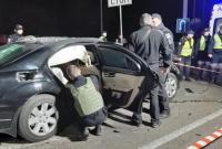Появилось видео момента взрыва "Мерседеса" в Киеве