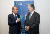 Порошенко встретился с Туском
