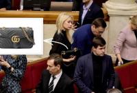 "Слуга народа" пришла в Раду с сумкой от Gucci